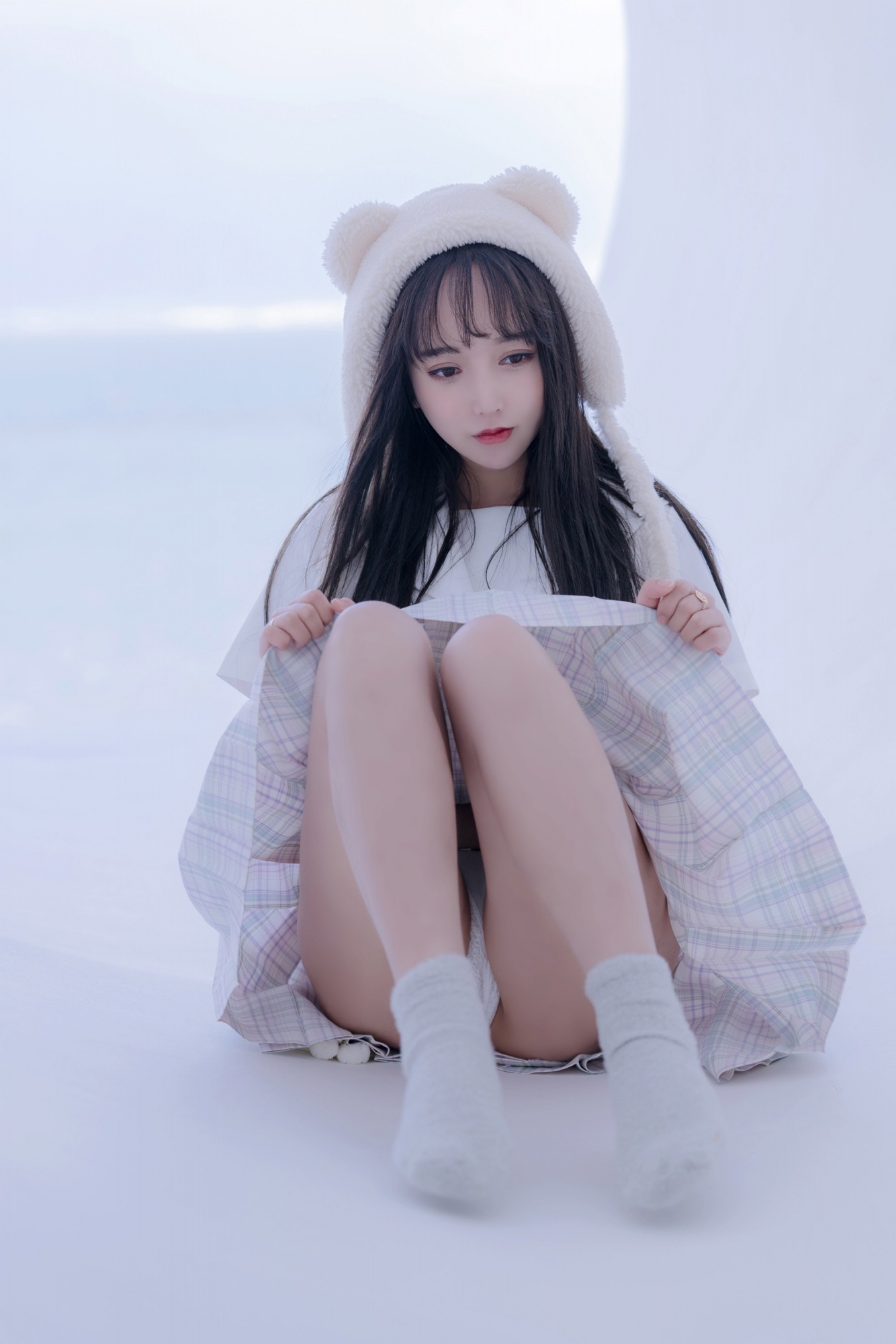 图库-[過期米線線] 天台 Jk 套 - (63P)